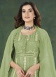 Green Georgette Sequins Semi-Stitched Anarkali Suit K-9036C Green Georgette Sequins Semi-Stitched Anarkali Suit K-9036C