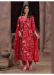 Red Rayon Alia Cut Readymade Salwar Kameez Alia Vol-1 2222 Red Rayon Alia Cut Readymade Salwar Kameez Alia Vol-1 2222