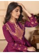 Purple Silk Readymade Gown | Heavy Embroidery ARMANI VOL-1 51061 Purple Silk Readymade Gown | Heavy Embroidery ARMANI VOL-1 51061