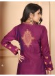 Purple Silk Readymade Gown | Heavy Embroidery ARMANI VOL-1 51061 Purple Silk Readymade Gown | Heavy Embroidery ARMANI VOL-1 51061
