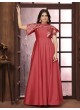 Rose Pink Silk Readymade Gown | Heavy Embroidery ARMANI VOL-2 51065
