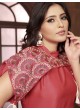 Rose Pink Silk Readymade Gown | Heavy Embroidery ARMANI VOL-2 51065