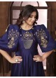 Navy Blue Silk Readymade Gown | Heavy Embroidery ARMANI VOL-2 51067