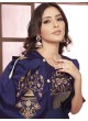 Navy Blue Silk Readymade Gown | Heavy Embroidery ARMANI VOL-2 51067