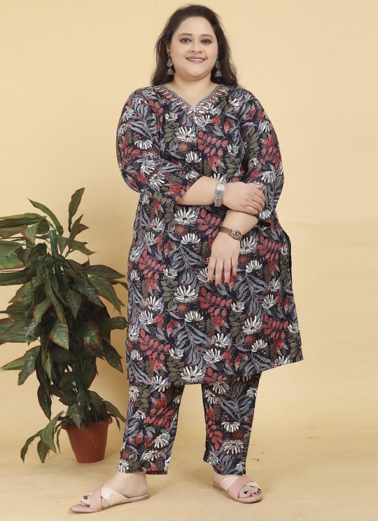 Black Rayon Readymade Salwar Kameez Big Size Royal Vol-1 8645 Black Rayon Readymade Salwar Kameez Big Size Royal Vol-1 8645