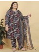 Black Rayon Readymade Salwar Kameez Big Size Royal Vol-1 8645 Black Rayon Readymade Salwar Kameez Big Size Royal Vol-1 8645