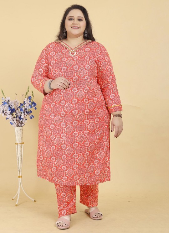 Orange Rayon Readymade Salwar Kameez Big Size Royal Vol-1 8646 Orange Rayon Readymade Salwar Kameez Big Size Royal Vol-1 8646