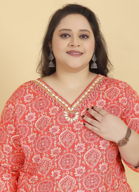 Orange Rayon Readymade Salwar Kameez Big Size Royal Vol-1 8646 Orange Rayon Readymade Salwar Kameez Big Size Royal Vol-1 8646
