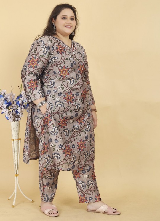 Beige Lichi Viscose Readymade Salwar Kameez Big Size Royal Vol-2 8647 Beige Lichi Viscose Readymade Salwar Kameez Big Size Royal Vol-2 8647