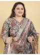 Beige Lichi Viscose Readymade Salwar Kameez Big Size Royal Vol-2 8647 Beige Lichi Viscose Readymade Salwar Kameez Big Size Royal Vol-2 8647