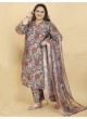 Beige Lichi Viscose Readymade Salwar Kameez Big Size Royal Vol-2 8647 Beige Lichi Viscose Readymade Salwar Kameez Big Size Royal Vol-2 8647