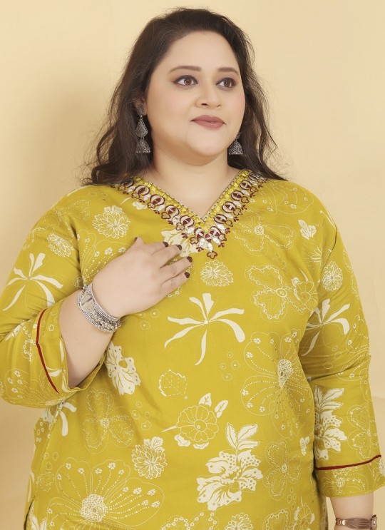 Yellow Rayon Readymade Salwar Kameez Big Size Angle Vol-2 8641 Yellow Rayon Readymade Salwar Kameez Big Size Angle Vol-2 8641