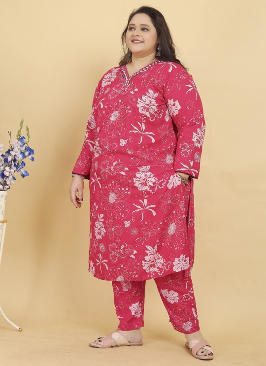 Pink Rayon Readymade Salwar Kameez Big Size Angle Vol-2 8643 Pink Rayon Readymade Salwar Kameez Big Size Angle Vol-2 8643