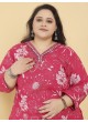 Pink Rayon Readymade Salwar Kameez Big Size Angle Vol-2 8643 Pink Rayon Readymade Salwar Kameez Big Size Angle Vol-2 8643