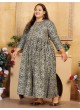 Black Rayon Readymade Long Kurti | Digital Print BIG SIZE VOL-01 8603 Black Rayon Readymade Long Kurti | Digital Print BIG SIZE VOL-01 8603