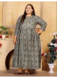 Black Rayon Readymade Long Kurti | Digital Print BIG SIZE VOL-01 8603 Black Rayon Readymade Long Kurti | Digital Print BIG SIZE VOL-01 8603