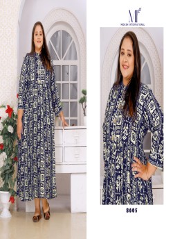 Big Size Vol-2-8605  to 8606 By Moksh Ready-made Designer Long Kurti
