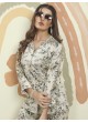 Cream Rayon Readymade Co-ord Set | Digital Print Co-Ord Set Vol-2 776