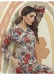 Grey Rayon Readymade Co-ord Set | Digital Print Co-Ord Set Vol-2 778