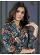 Teal Blue Rayon Readymade Co-ord Set | Digital Print Co-Ord Set Lotus Vol-1 848 Teal Blue Rayon Readymade Co-ord Set | Digital Print Co-Ord Set Lotus Vol-1 848