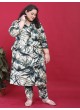 Teal Blue Rayon Co-ord Set | BIG SIZE CO-ORD SET-2 8632