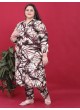 Wine Rayon Co-ord Set | BIG SIZE CO-ORD SET-2 8634