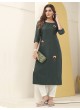 DIVA VOL-1 With Lycra Pent | Embroidered Silk Readymade Kurti With Pant Green 7604 DIVA VOL-1 With Lycra Pent | Embroidered Silk Readymade Kurti With Pant Green 7604