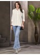 White Cotton Readymade Women-Shirt | Plain DREAM SHIRT VOL-1 2154 White Cotton Readymade Women-Shirt | Plain DREAM SHIRT VOL-1 2154