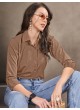 Brown Cotton Readymade Women-Shirt | Plain DREAM SHIRT VOL-1 2155 Brown Cotton Readymade Women-Shirt | Plain DREAM SHIRT VOL-1 2155
