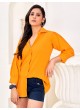 Mustard Cotton Readymade Women-Shirt | Plain DREAM SHIRT VOL-2 2160 Mustard Cotton Readymade Women-Shirt | Plain DREAM SHIRT VOL-2 2160
