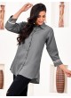 Grey Cotton Readymade Shirt | Plain DREAM SHIRT VOL-3 2163