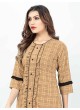 Light Beige Cotton Readymade Short Top | Digital Print GATTU VOL-02 3323 Light Beige Cotton Readymade Short Top | Digital Print GATTU VOL-02 3323