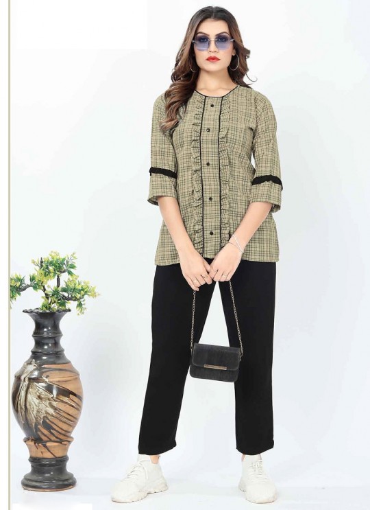 Sea Green Cotton Readymade Short Top | Digital Print GATTU VOL-02 3324 Sea Green Cotton Readymade Short Top | Digital Print GATTU VOL-02 3324
