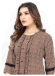 Brown Cotton Readymade Short Top | Digital Print GATTU VOL-02 3326 Brown Cotton Readymade Short Top | Digital Print GATTU VOL-02 3326