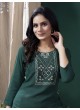 Green Cotton Readymade Kurti | Embroidered GIVA VOL-2 674