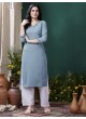Grey Cotton Readymade Kurti | Embroidered GIVA VOL-2 675