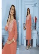 Peach Cotton Readymade Salwar Kameez Embroidered GOLDY VOL-1 6525 A