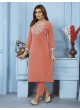 Peach Cotton Readymade Salwar Kameez Embroidered GOLDY VOL-1 6525 A Peach Cotton Readymade Salwar Kameez Embroidered GOLDY VOL-1 6525 A