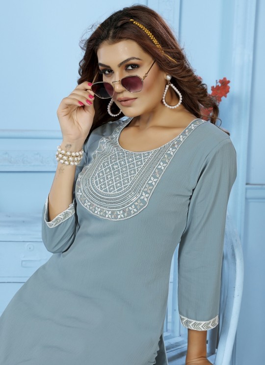 Aqua Blue Cotton Readymade Salwar Kameez Embroidered GOLDY VOL-1 6526 A Aqua Blue Cotton Readymade Salwar Kameez Embroidered GOLDY VOL-1 6526 A