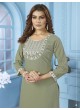 Green Cotton Readymade Salwar Kameez Embroidered GOLDY VOL-1 6528 A Green Cotton Readymade Salwar Kameez Embroidered GOLDY VOL-1 6528 A