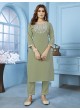 Green Cotton Readymade Salwar Kameez Embroidered GOLDY VOL-1 6528 A Green Cotton Readymade Salwar Kameez Embroidered GOLDY VOL-1 6528 A