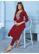 Maroon Cotton Readymade Salwar Kameez Embroidered GOLDY VOL-1 6529 A Maroon Cotton Readymade Salwar Kameez Embroidered GOLDY VOL-1 6529 A