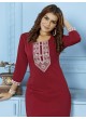 Maroon Cotton Readymade Salwar Kameez Embroidered GOLDY VOL-1 6529 A Maroon Cotton Readymade Salwar Kameez Embroidered GOLDY VOL-1 6529 A