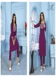 Purple Cotton Readymade Salwar Kameez Embroidered GOLDY VOL-2 6521 A Purple Cotton Readymade Salwar Kameez Embroidered GOLDY VOL-2 6521 A