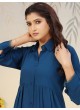 Teal Blue Cotton Readymade Salwar Kameez | Embroidered & Digital Print ICE VOL-1 921 Teal Blue Cotton Readymade Salwar Kameez | Embroidered & Digital Print ICE VOL-1 921