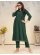 Green Cotton Readymade Salwar Kameez | Embroidered & Digital Print ICE VOL-1 923 Green Cotton Readymade Salwar Kameez | Embroidered & Digital Print ICE VOL-1 923
