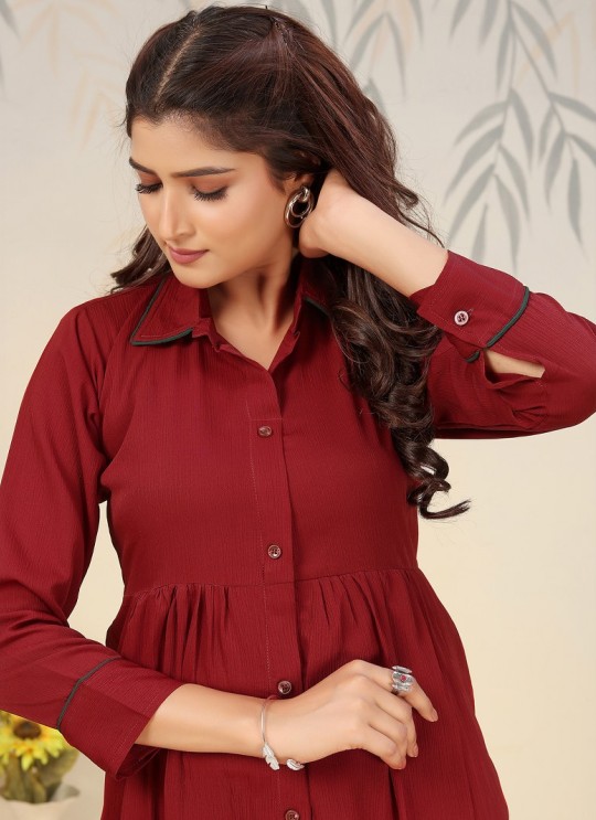 Maroon Cotton Readymade Salwar Kameez | Embroidered & Digital Print ICE VOL-1 924 Maroon Cotton Readymade Salwar Kameez | Embroidered & Digital Print ICE VOL-1 924