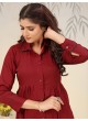Maroon Cotton Readymade Salwar Kameez | Embroidered & Digital Print ICE VOL-1 924 Maroon Cotton Readymade Salwar Kameez | Embroidered & Digital Print ICE VOL-1 924