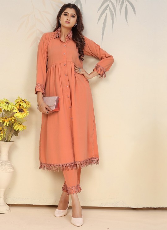 Orange Cotton Readymade Salwar Kameez | Embroidered & Digital Print ICE VOL-2 926 Orange Cotton Readymade Salwar Kameez | Embroidered & Digital Print ICE VOL-2 926