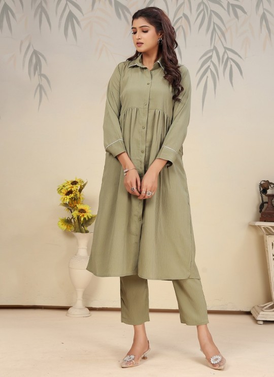 Olive Green Cotton Readymade Salwar Kameez | Embroidered & Digital Print ICE VOL-2 927 Olive Green Cotton Readymade Salwar Kameez | Embroidered & Digital Print ICE VOL-2 927